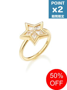 �ySALE�z���Ԍ���P2�{�yNUMBERING / �i���o�����O�z Brilliant Star Ring �iGOLD) - �X�^�[�����O�y�؍��E�W���G���[�z
