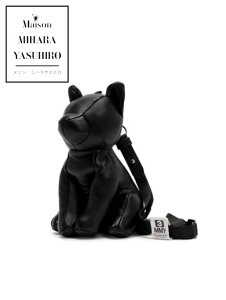 yMaison MIHARA YASUHIRO / ] ~nXqz Lbg ~jobO - DOLLS CAT MINI BAG - BLACK