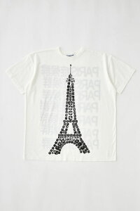 �yVAQUERA × MOUSSY / ���@�P�� × �}�E�W�[�z �v�����g�e�B�[�V���c | VQ PARIS SYNDROME T SHIRT �iWHITE)
