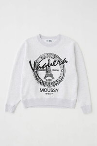 �yVAQUERA × MOUSSY / ���@�P�� × �}�E�W�[�z �I�[�o�[�T�C�Y �X�E�F�b�g | VQ OVERSIZED SWEATSHIRT �iGREY)