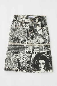 �yVAQUERA × MOUSSY / ���@�P�� × �}�E�W�[�z �p���X�V���h���[���X�J�[�g | VQ PARIS SYNDROME SKIRT�iINDIGO)
