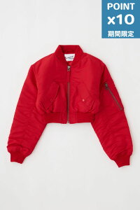 ���Ԍ���P10�{�yVAQUERA × MOUSSY / ���@�P�� × �}�E�W�[�z �N���b�v�h�{���o�[�W���P�b�g | VQ AVIATOR JK (RED)