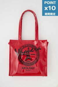 ���Ԍ���P10�{�yVAQUERA × MOUSSY / ���@�P�� × �}�E�W�[�z PVC �g�[�g�o�b�O �~�j�h | VQ MINI SHOPPING BAG (RED)