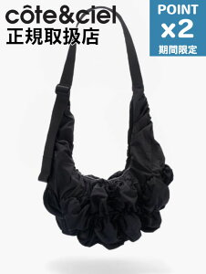 ���Ԍ���P2�{�ycote&ciel / �R�[�g�G�V�G���z Hyco S Otra Gathered (BLACK) �n�C�R �X���[�� �M���U�[ �V�����_�[�o�b�O