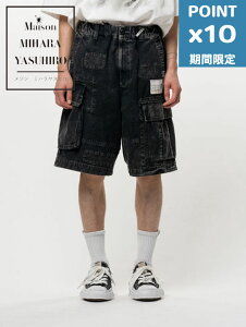 ���Ԍ���P10�{�yMaison MIHARA YASUHIRO / ���]�� �~�n�����X�q���z ���y�A�h�J�[�S�V���[�c - REPAIRED CARGO ST (BLACK)