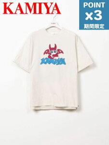 ���Ԍ���P3�{�yKAMIYA / �J�~���z �o�P�l�R �|�P�b�g �e�B�[ - BAKENEKO POCKET TEE (WHITE)