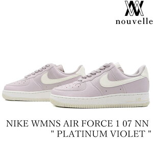 NIKE iCL WMNS AIR FORCE 1 07 NN " PLATINUM VIOLET " GAtH[X  fB[X sN v`i oCIbg EBY JWA DV3808-001 iCLGAtH[X1 GAtH[XfB[X i