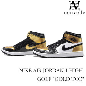 NIKE iCL AIR JORDAN 1 HIGH GOLF g GOLD TOE h GA W[_  nC St zCg S[h ubN Xg[g Xj[J[ DQ0660-002
