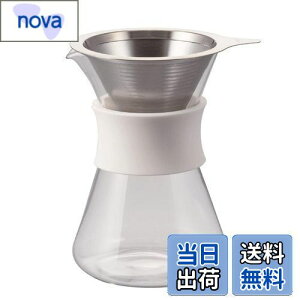 yzHARIO(nI) KXR[q[[J[ Glass Coffee Maker p400ml zCg hbp[ fJ^Zbg oht S-GCM-40-W