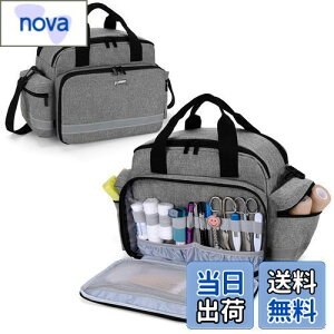 【送料無料】Trunab 救急バッグ メディカルバッグ 救急箱 家庭 学校 (グレー)