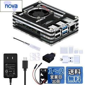 yzGeeekPi Raspberry Pi 4P[Xi4010t@tj5V 3A USB-CdA_v^[4q[gVN1M}CNHDMIP[uHDMI-}CNHDMIA_v^[USBJ[h[_[iYx[pC4fBp