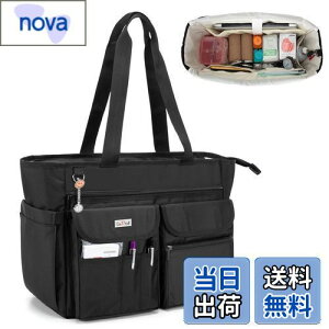 【送料無料】LoDrid 訪問看護 バッグ 看護師 往診バッグ 大容量 A4 メディカルバッグ (ブラック)