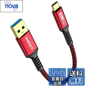SUNGUY USB Type C P[u 0.15M USB3.1 Gen2 10Gbps f[^] ^Cv c [d USB-A to USB-C Z 15cm bLRlN^ Android AutoΉ iC҂ ϋv galaxy s22 ultra/iPad Pro/ipad air 4/5 /Sony Xp