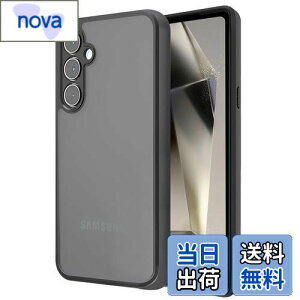 ZXZone ケース Galaxy S24 用 ケース docomo SC-51E / au SCG25 ギャラクシー S24 カバー 半透明上品感 マット感 耐衝撃 画面保護 レンズ保護 米軍MIL規格 滑り止め 指紋防止 黄変防止 ストラップホール付き