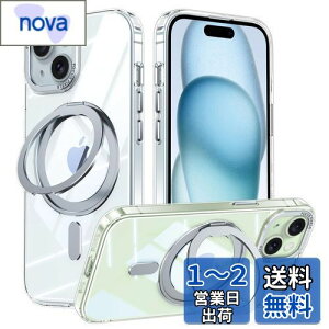 yziPhone 15 Plus Kp P[X MagsafeΉ ACtH15vX Jo[ 360°]X^h Uovon X}zP[X ACz 15plus gуP[X CX[d ԍڃz_[ Ή Xgbvt