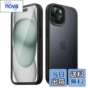 yzJEDirect }bgP[X iPhone 15 6.1C`p ϏՌ~^[O[h̗h~ ̔̔wʓdbJo[ wh~ (ubN)