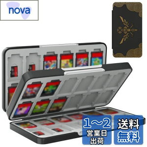 yzSwitch \tgP[X \tg48/MicroSDJ[h24Ɏ[ ATiC J[h[P[X Switch/Switch Lite/ SwitchL@ELfΉ Q[J[h[{bNX J[h܂Ƃߎ[ ϏՌ y 