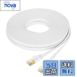 FOSTO Cat8 LANP[u 12M  40Gbps/2000MHz JeS[8  C[TlbgP[u  LP[u C^[lbg tbgP[u V[h RJ45 RlN^ MKrbgܐ܂h~ 