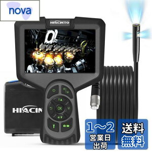 Hiacinto 10MEt@Co[XR[v fW^ HD 1080P OY J HƗp 5.0C`IPSXN[t IP68h{AXR[v 8mmY 8̒\LEDCg 10M