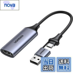 yzUGREEN HDMI Lv`[{[h SwitchΉ 4K60Hz Type C&USB 1080P@30Hz Lv` Q[^/rfI^/CuzM iPad OS17/Mac/Windows/Linux/Android/PS5ɓKp