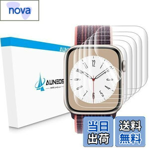 �y���������zAUNEOS Apple Watch 41mm�E40mm �t�B���� Series 9�E8�E7�E6�E5�E4�Ese �Ή� �A�b�v���E�H�b�` �t���ی� �t�B���� 41mm�E40mm �K�p TPU�� �L�Y�C���@�\ �������h�~ �P�[�X�Ɋ����� �����ߗ� �C