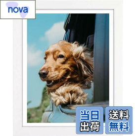 【送料無料】LEADINTOP ダイヤモンドアート フォトフレーム 木製 30 x 40 cm ダイヤモンド絵画用 写真立て 壁掛け 卓上 両用 ディスプレイフレーム 写真フレーム 表彰状 ポスター 賞状額縁 装飾 オシャレ ホワイト