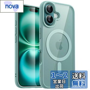 yzJETech iPhone 16 Plus 6.7C`p }Olbg P[X MagSafeɑΉ Ռz op[Jo[ \bhJ[}bgTPUt[ h~ NAobN (eB[u[)