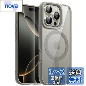 yzJETech iPhone 16 Pro 6.3C`p }Olbg P[X MagSafeɑΉ Ռz op[Jo[ \bhJ[}bgTPUt[ h~ NAobN (i``^jE)