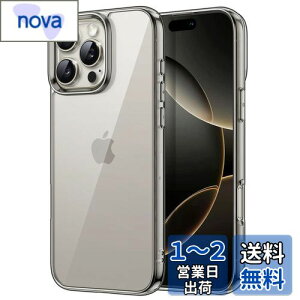 yzJETech iPhone 16 Pro 6.3C`p P[X ΂݂Ȃ Ռz op[Jo[ h~ NAobN (i``^jE)