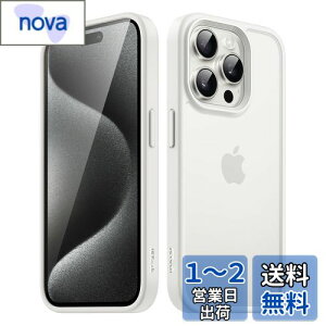 yzJEDirect }bgP[X iPhone 15 Pro 6.1C`p ϏՌ~^[O[h̗h~ ̔̔wʓdbJo[ wh~ (zCg)