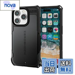 yzGR iPhone15 Pro P[X ZEROSHOCK ϏՌ lp_p[ njJE_uC[\ ՌztBt Xgbvz[t ubN PM-A23CZEROBK