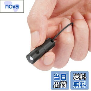 【送料無料】KeyUnity KF00BK ミニライト キーホルダー 小型懐中電灯 キーホルダーライト 超小型LED 防水 チタン合金製 超軽量 3個のボタン型電池対応 IPX8防水 実用点灯12時間 edc懐中電灯 10g (PVDブ