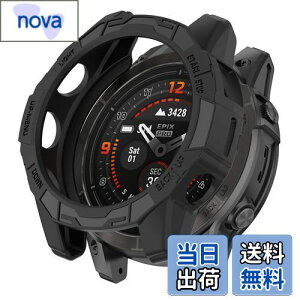 yzSHEAWA for Fenix 7X Pro P[X Jo[ یP[X ݊i Epix Pro 51mm TPUS یJo[ ϏՌ ANZT[ (ubN)