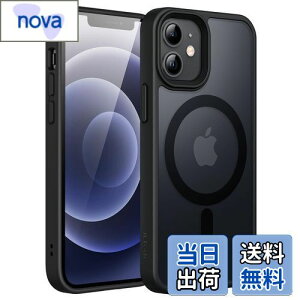 yzJEDirect iPhone 12 mini 5.4C`p }Olbg P[X MagSafeɑΉ ̃}bgw ^ ϏՌ Jo[ (ubN)