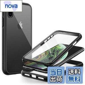 yzJEDirect iPhone XS  iPhone X (5.8C`p) P[X tیtB h~ t{fB 360°S یJo[ NAobN (ubN)