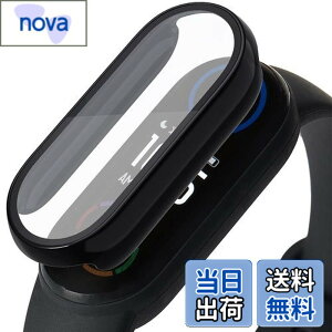 �y���������zMiimall�y�V�^��̌^�P�[�X�zXiaomi Mi Band 6/5/4/3 �P�[�X �S�ʕی� �w��h�~ PC+PET�ގ� �����ߗ� �Ռ��z�� ���h�~ �V���I�~ Mi Band 6 �J�o�[ �C�A�h�~ �E���ȒP �y�� ���^�i�u���b�N�j