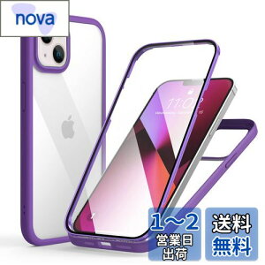 yzMQman iPhone13mini P[X OʃKX+wʃKX 360°Sʕی 100ʃ^b`x ϏՌ KX tg+obNv[g y CX[dΉ O  Jo[ (iphone13mi