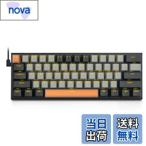 yzefJjJL[{[h61L[ Ԏ̗p̃Q[~OL[{[h FLEDobNCgt 60^RpNgL[{[h USBLpz Windows/MacɑΉQ[pL[{