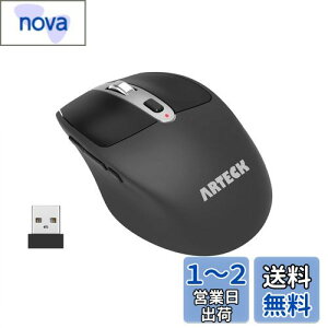 yzArteck 2.4G CX }EX USBVo[ lԍHwɊÂ݌v ÉNbN TCh{^ }EX Rs[^[AfXNgbvAPCAbvgbvAWindows 11/10/8/7Ƃ