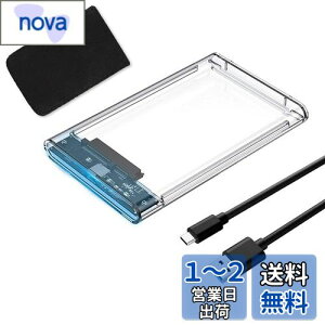 YFFSFDC Type-C 2.5C` HDD/SSDP[X USB3.1 Gen1 hCuP[X SATA III Otn[hfBXN 6Gbps f[^] UASPΉ V[Y |[^u SSD hCu P[X SATA USB ϊ{bNX lW&