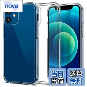 yzSpigen iPhone12 mini P[X NA ČRMILKi擾 ϏՌ 菝h~ Qi[dΉ ACtH12~jP[X EgEnCubh ACS01745 (NX^ENA)