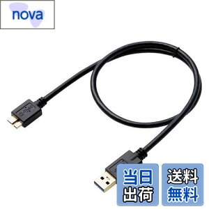 yzGR USB3.0P[u A-microB^Cv HDDp 0.5m ubN DH-AMB3N05BK