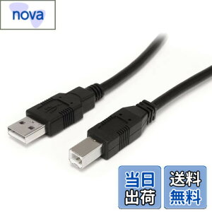 �y���������zStarTech.com USB 2.0 ���s�[�^�[�P�[�u�� 9.1m USB-A(�I�X) - USB-B(�I�X) 480Mbps �u���b�N USB2HAB30AC