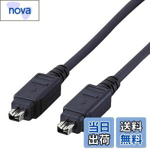 yzGR USBP[u yFireWirez IEEE1394 400(i.LINKEDV) 4pin-4pin 1m ubN IE-441BK