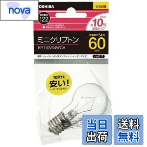 �y���������z���Ń��C�e�b�N �~�j�N���v�g���d�� 60W KR110V54WCA