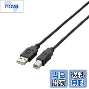 yzGR USBP[u yBz USB2.0 (USB A IX to USB B IX) 3m ubN U2C-BN30BK