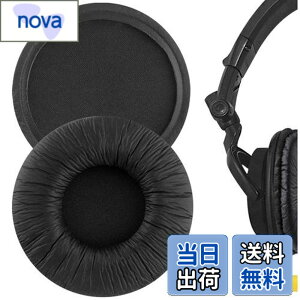 �y���������zGeekria �C���[�p�b�h QuickFit �݊��� �p�b�h �\�j�[ Sony MDR-V55 V500DJ �w�b�h�z���ɑΉ� �p�b�h �C���[/�C���[�J�b�v (�v���e�C�����U�[/�u���b�N)