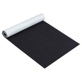 BENECREAT 長さ2m幅40cm 黒色自己接着フェルト生地シート厚さ1mm 粘着性 ジュエリー引き出しボックスライナー コスチュームアート クラフト ハロウィーン
