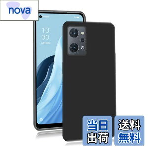 【送料無料】FOR OPPO RENO7 A 用の 耐衝撃 ケース カバー TPU マット フィット レンズ カメラ 画面保護 傷 指紋防止 衝撃吸収 軽量 スリム 軽 薄 耐久 (ブラック)