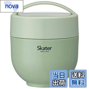 【送料無料】スケーター(Skater) 保温弁当箱 丼型 ランチジャー くすみグリー 540ml LDNC6AG